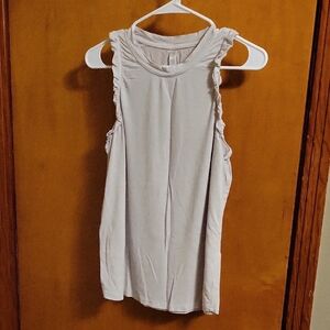 Sleeveless Cream Top